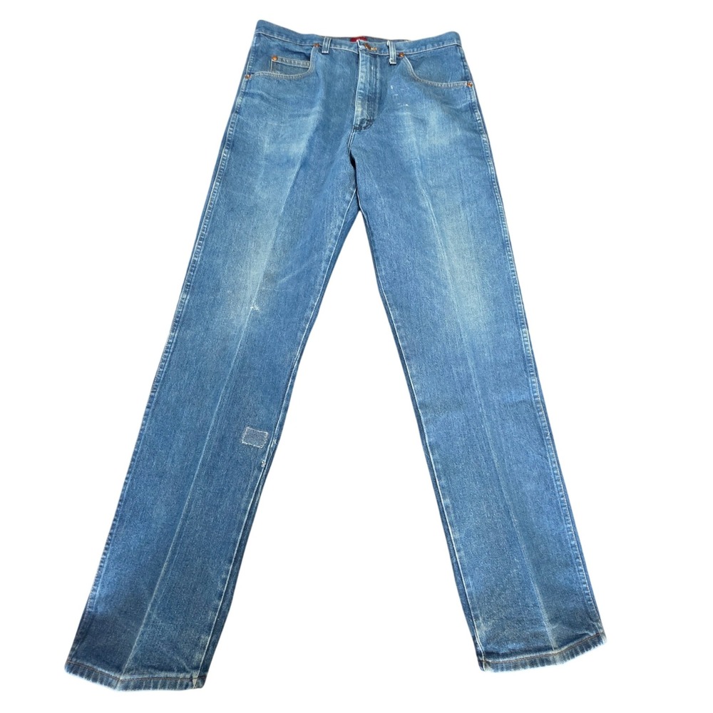 Wrangler 31MWZDN‎ Relaxed Fit Jeans Mens 36x36 Blue Denim Straight Leg High Rise